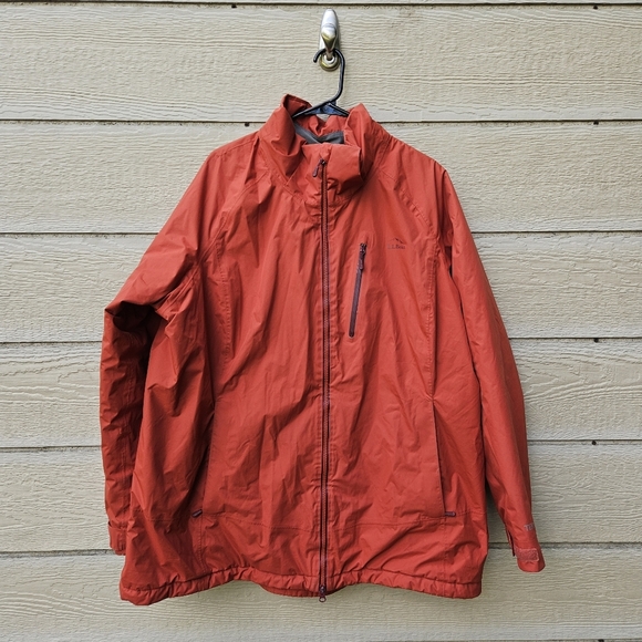 LL Bean orange winter coat 3X Plus small flaws - Picture 1 of 12